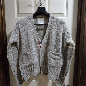 Thom Browne Donegal Cropped Cardigan
